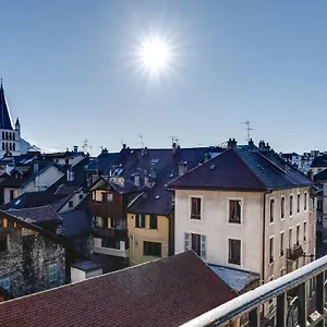 Le Balcon Annécien 4 - Vue Sur Les Toits Pour 2-4 Personnes Avec Appartement Annecy